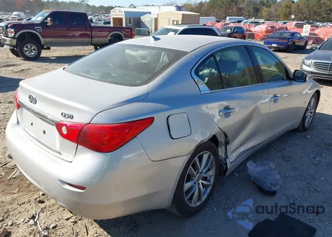 2014 Infiniti Q50 Premium/Sport z USA, uszkodzony, nr VIN JN1BV7AP6EM679449